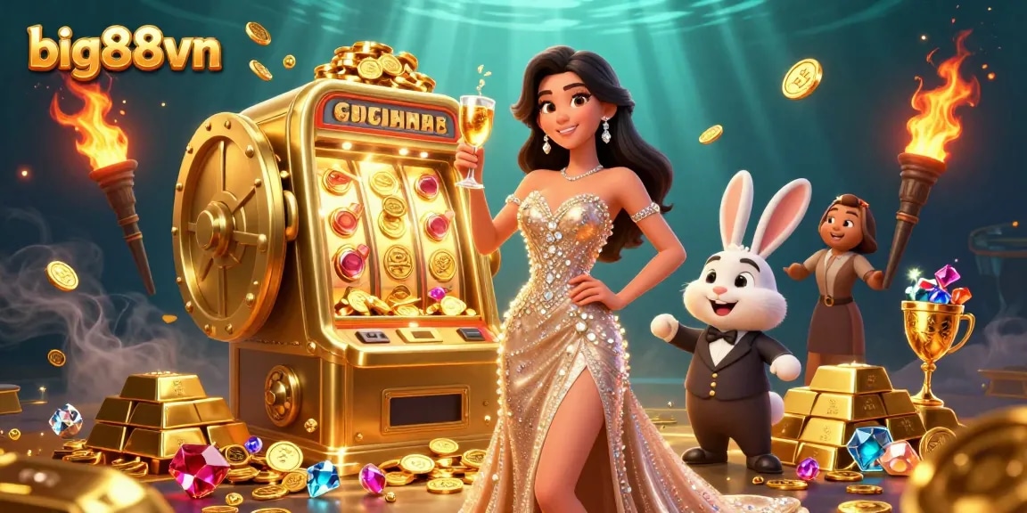 Win big at big88vn with a glamorous golden jackpot experience and exciting casino action.