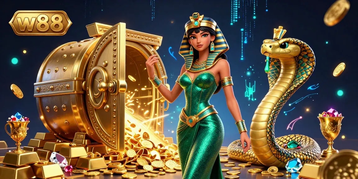 Engage in the electrifying w88 casino experience with shimmering treasures and enchanting gameplay elements.