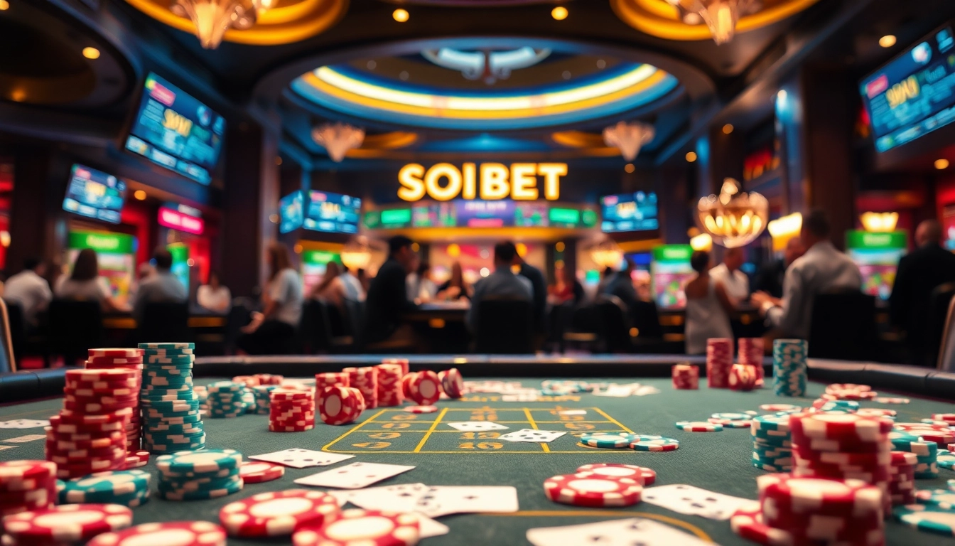 Experience the excitement of SOIBET ไทย with a luxurious casino atmosphere full of vibrant games.