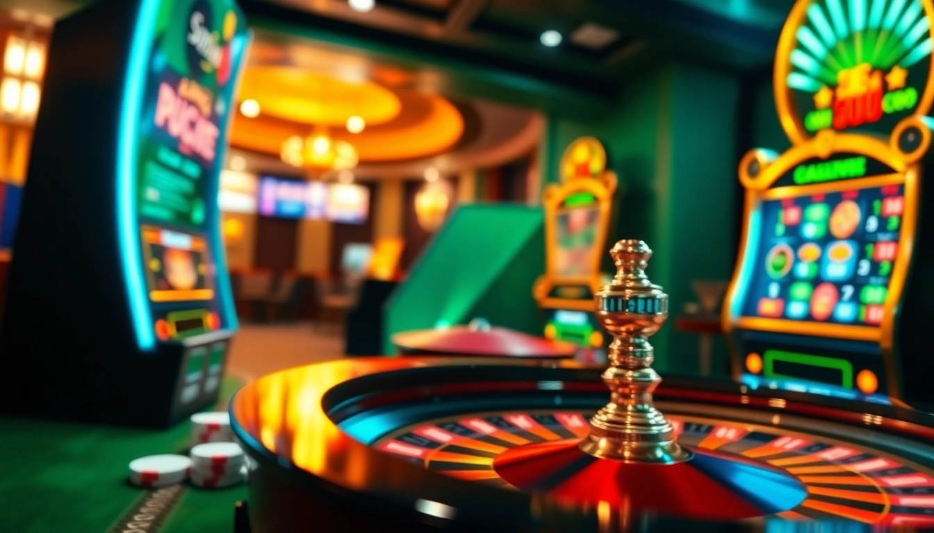 Engaging online casino interface with UU88 branding and vibrant gaming elements.