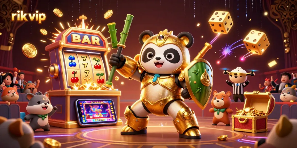 Experience winning strategies with rik vip in a vibrant 3D casino illustration packed with action and excitement.