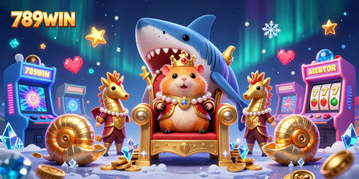 Engage with 789WIN as you explore vibrant slot games with majestic characters in a festive casino atmosphere.